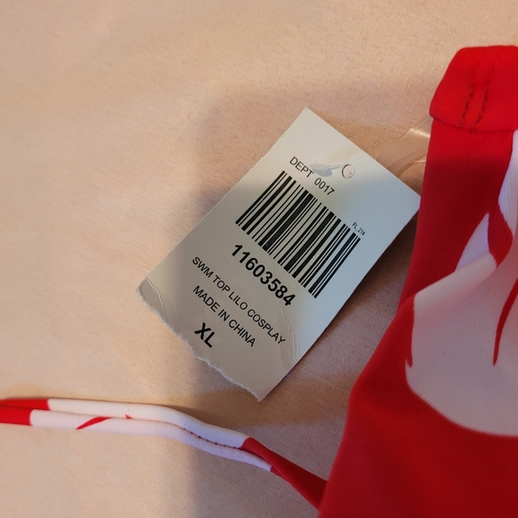 Disney's Lilo & Stitch size XL bikini top, NWT - Picture 2 of 4